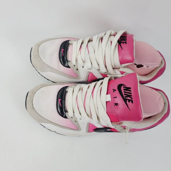 Nike Women's White Grey Pink Black Air Max Command Low Top Running Shoes Size 8 - Picture 3 of 7